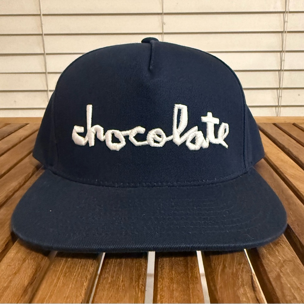 Chocolate Logo SnapBack Dark Blue